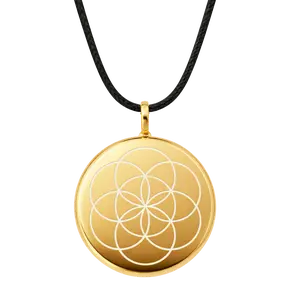 The One Gold Wearable Wellness Device | Shungite & Clear Quartz