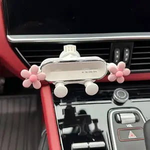 Cartoon Car Phone Holder, New Style, Air Vent Mount for Vehicle, Stable Stand for Mobile Navigation, Car Accessory