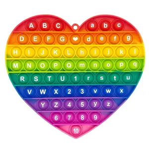 Educational Sensory Toy for Fine Motor Skills, Alphabet and Number Press Puzzle, Ideal Gift for Autism and Adhd, Perfect for Birthdays and Class Parties