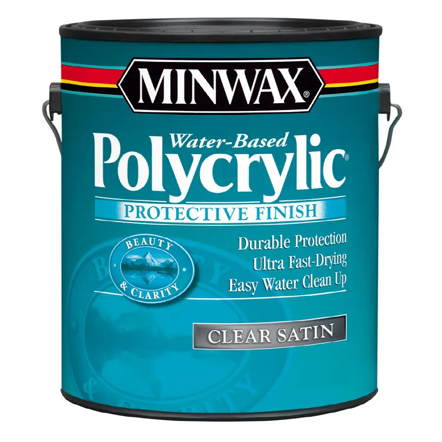 Minwax 1 Gallon Satin Polycrylic Protective Finishes 13333 - Pack of 2