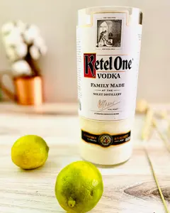 Moscow Mule Vodka candle - Ketel one bottle - soy wax -  liquor bottle candle