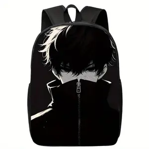 A Spacious Leisure Backpack Designed for Computers, Featuring an Adjustable Shoulder Strap, a Sporty Style, And a Vibrant Cartoon Print That Showcases a Distinctive, Perfect for Everyday Use And Hiking., for Teenager, For Teenager