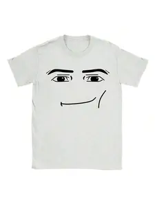 Funny Graphic Cotton T-Shirt, Casual Loose Fit Short Sleeve, Comfortable Breathable Design, Perfect for Tiktok Trend Followers, Streetwear