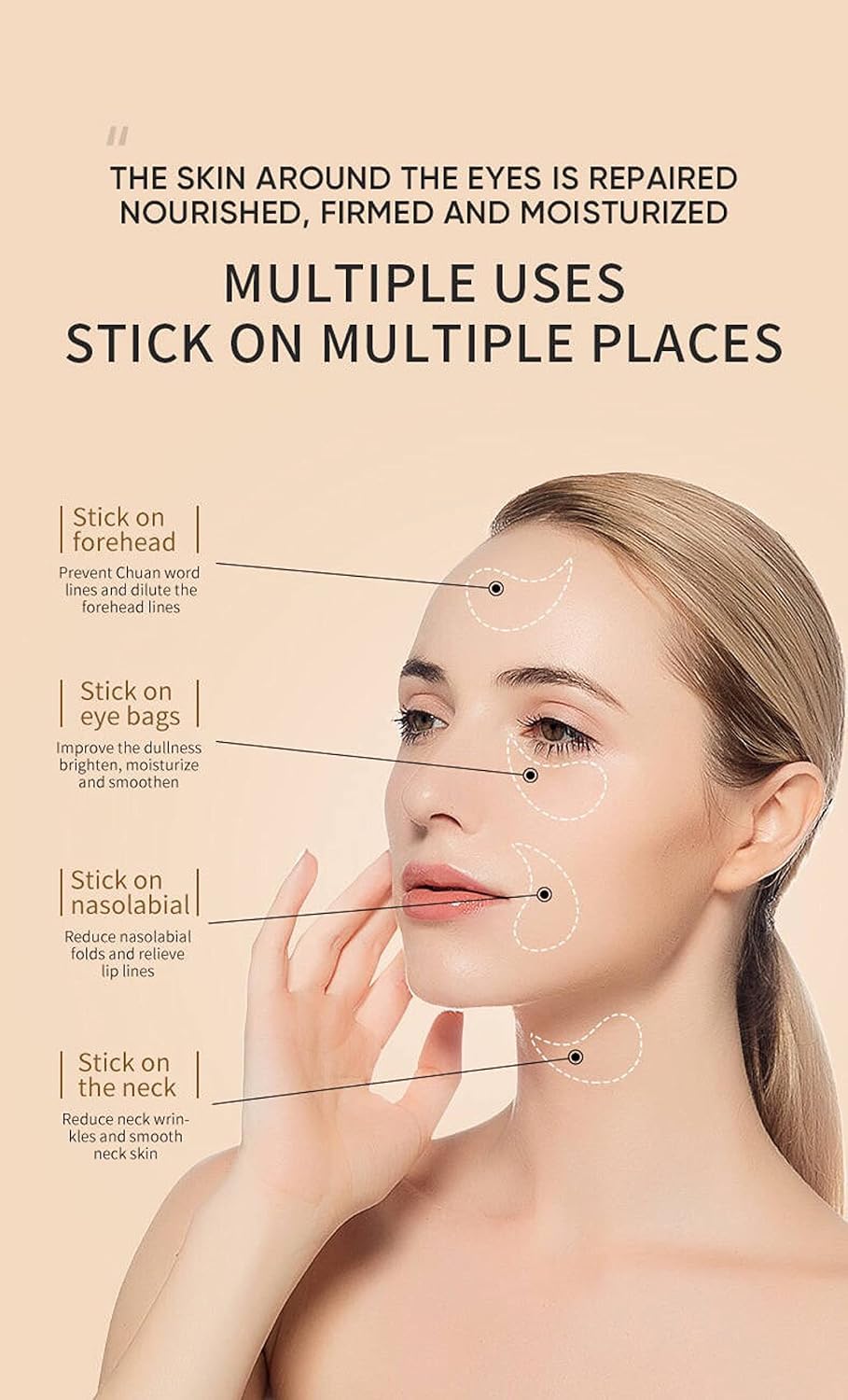 Avocado Moisturizing Collagen Eye bagMask,60pcs/set Under Eye Mask, Eye Care Product for Dark Eye Bags, Skin Care  Gift Moisturizer Hydrating Comfort-Mother's Day Gift gua sha