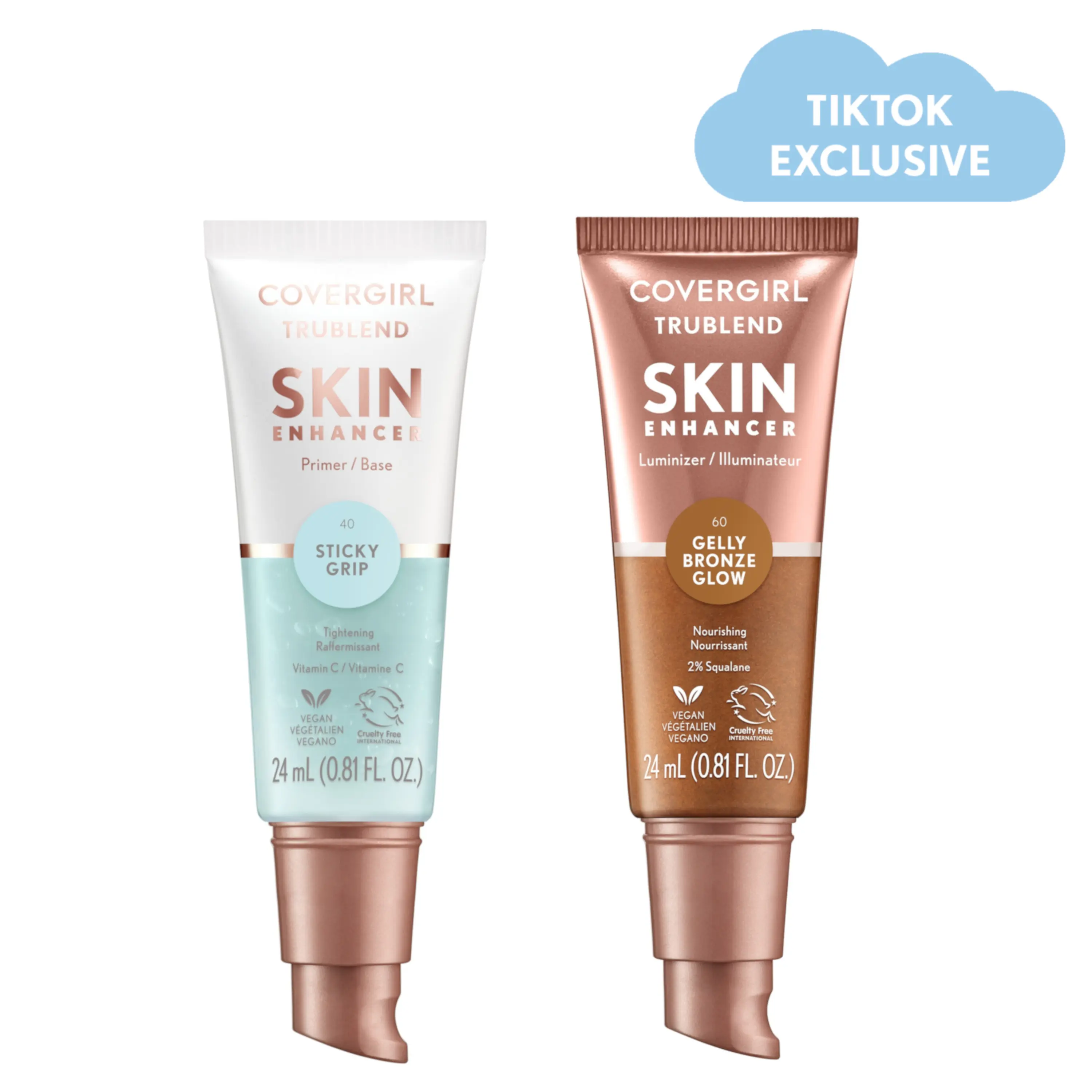 Sticky Grip (Primer) & Bronze Glow (Luminizer)