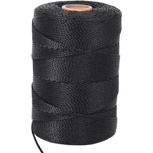 Black Nylon String 984ft 2mm Cord Twine for Garden Tomato Climbing Plants Floristry Fishing Wrapping Camping Outdoor Survival Netting Home Improvement