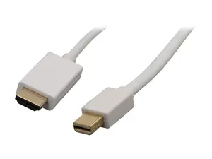 Nippon Labs Model MINIDP-HDMI-10 10 ft. Mini DisplayPort to HDMI® 10ft  32 AWG Cable M-M 10 feet- OEM