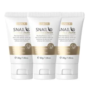 LAIKOU Snail Moisturizing Creams, 3 Counts Snail Essence Cream, Hydrating Skin Care Creams, Face Lotions For Women And Men All Skin Types