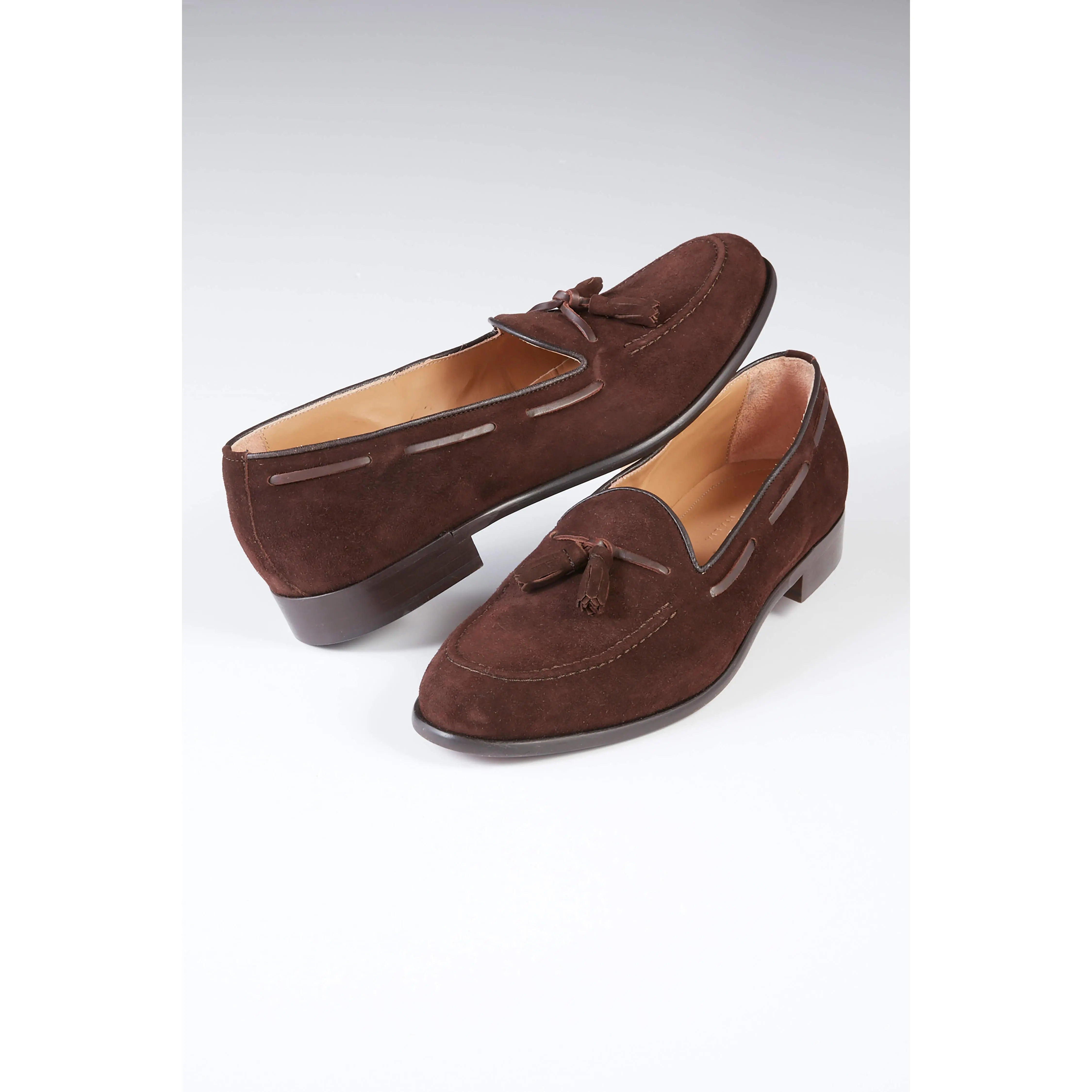 Zelli Franco Suede Calfskin Tassel Shoe