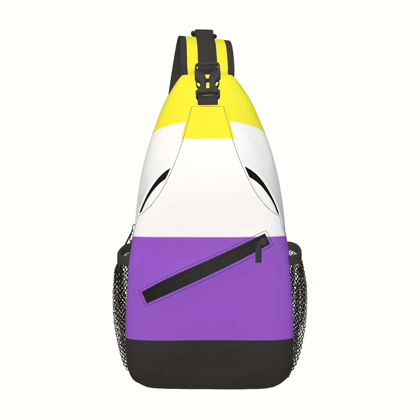 Crossbody Chest Bag Hiking Backpack LGBT Gay Pride Flag Shoulder Bag Folding Large Capacity Fashion Durable Can Be Used For Shopping, Work, Leisure Travel Beach Bag Fishing Backpack Travel Accessories Backpack For School Back Christmas Gifts