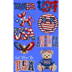 'MERICA (2) PREMADE GANGSHEET - 22X36 DTF TRANSFERS - DIRECT TO FILM