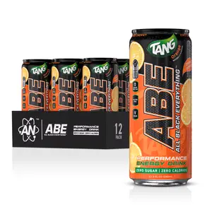 ABE x TANG Performance Energy Drink - Orange - 12 pack
