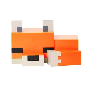 cute fox design decorative night light, soft orange glow, gaming room decor for boys and girls, novelty lighting for playroom and bedroom, best friend gift ideas