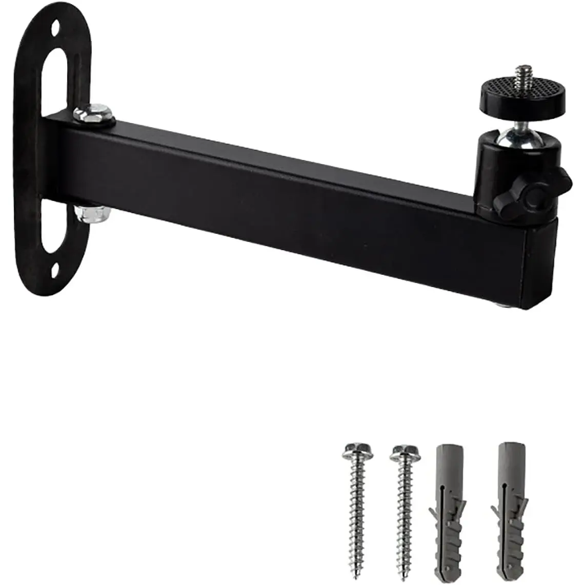 Foldable Projector Wall Mount Universal Ceiling Wall Projector Mount Stand Projectors Bracket,1/4" Screw Size (Wall Mount) (8.46in)