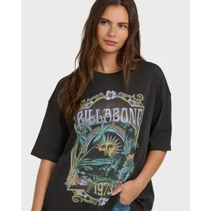 Counting Stars Short Sleeve T-Shirt - Off Black