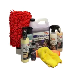 Simple and Easy Car Wash Bundle with Mambo - Includes Wash N Wax, Ceramic Spray, Vinyl Shield, and Microfiber Cloth