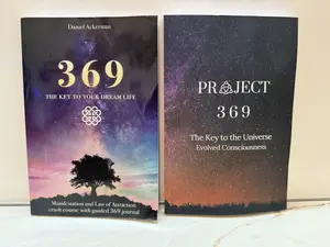 Project 369 & Guided 369 Journal 2-Book Bundle, Law of Attraction Tool for Dream Life Key, Manifestation Resource to Attract Abundance (Career & Self-Help Book)