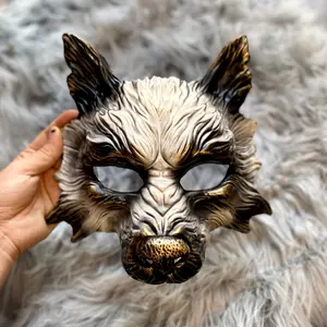 Wolf Masquerade Mask Steampunk Style Scary Devil Halloween Costume Cosplay Party Masks