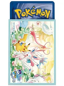 Pokémon Simplified Chinese Version: Art Card Sleeves - Themed Illustration Design (Pikachu & Sylveon & Milotic & Mew)