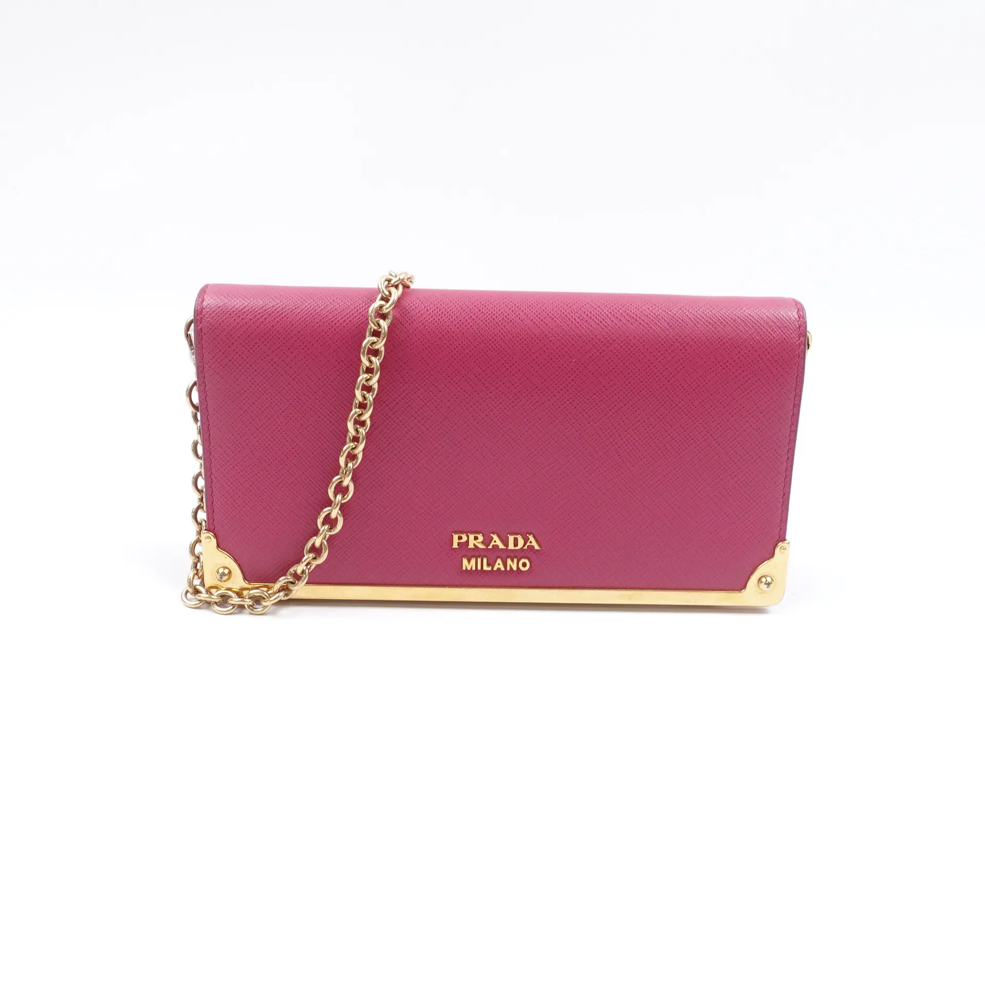 Pre-owned PRADA Leather Shoulder Bags Pink Shoulder Bag T10418493