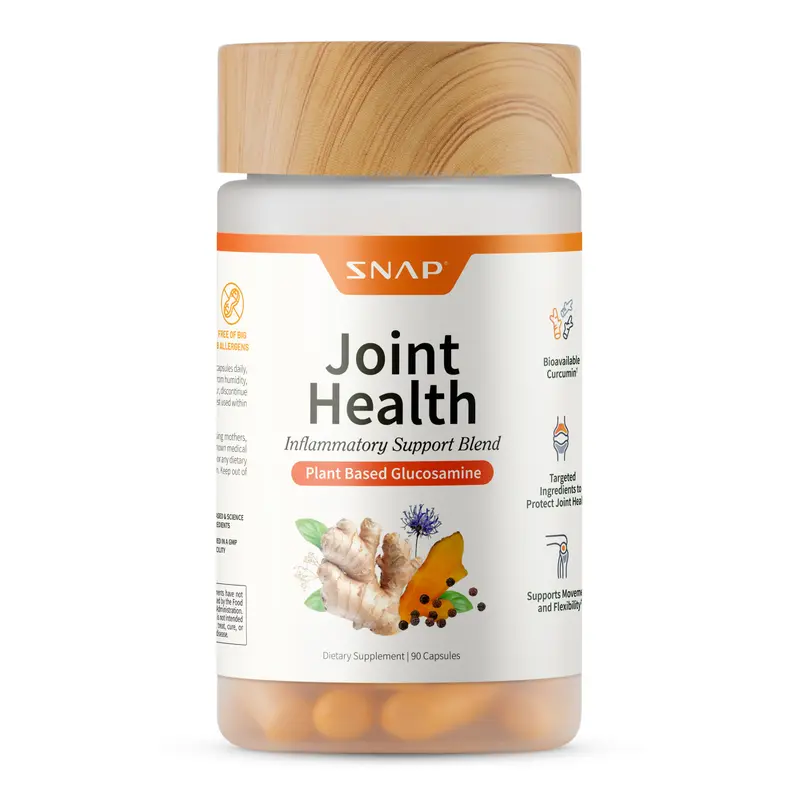 Snap Supplements - Joint Health - Natural Supplement Capsules - 30 Servings Healthcare Edible