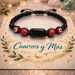 Pulcera rebercible obcidiana grande Hilo negro