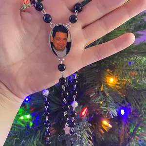 Photo Rosary Necklace