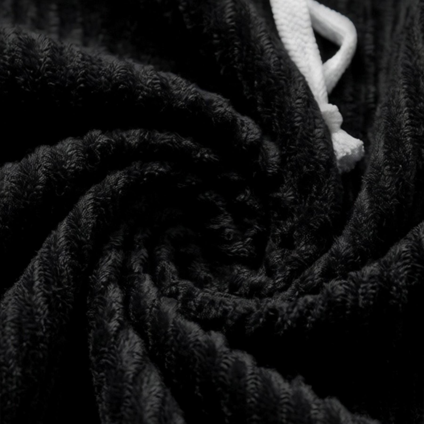 2-Pack Men's Corduroy Drawstring Shorts: Above-Knee Lounge Shorts with a Comfortable Elastic Waistband and Side Pockets—A Casual Multipack for Everyday Wear, Home, Travel, and Weekend Outfits. Easy to Mix and Match for Everyday Style.