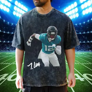 Travis Hunter Graphic T-Shirt, Vintage Jacksonville Football Retro 90s Sweatshirt, Autograph Hoodie, Jaguar Sport Wash Shirt, Gift for fan