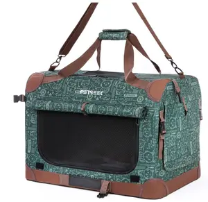 Soft Sided Folding Cat Carrier for Small and Medium Dogs - Extra Large