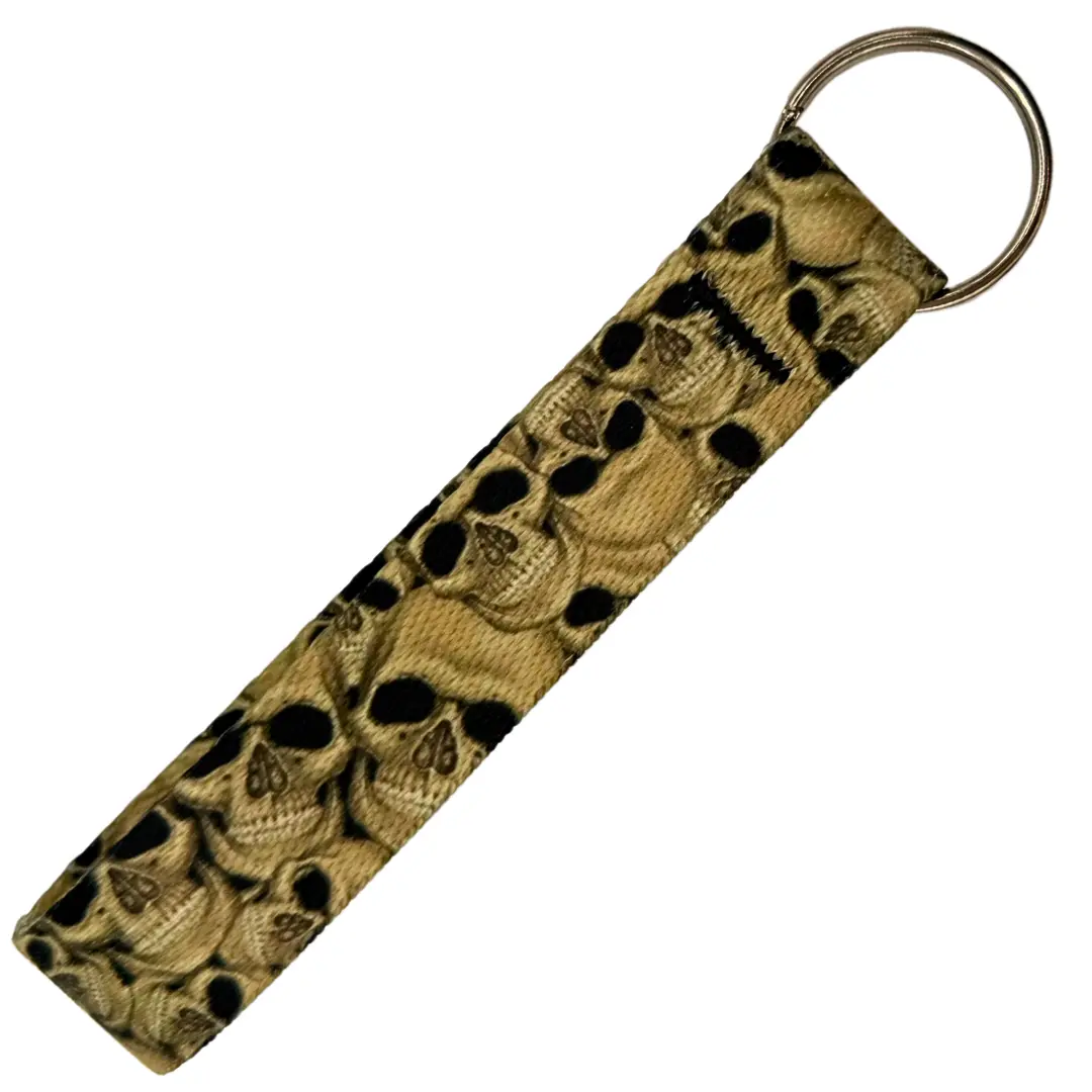 Northwest Straps Fabric Gothic Cross Keychain - Durable, Compact Punk Inspired Accessory with Bold Skull Design, Grunge Style, Keychain Bag Pendant, Bag Charm for Backpacks, Purses, Bag Charms