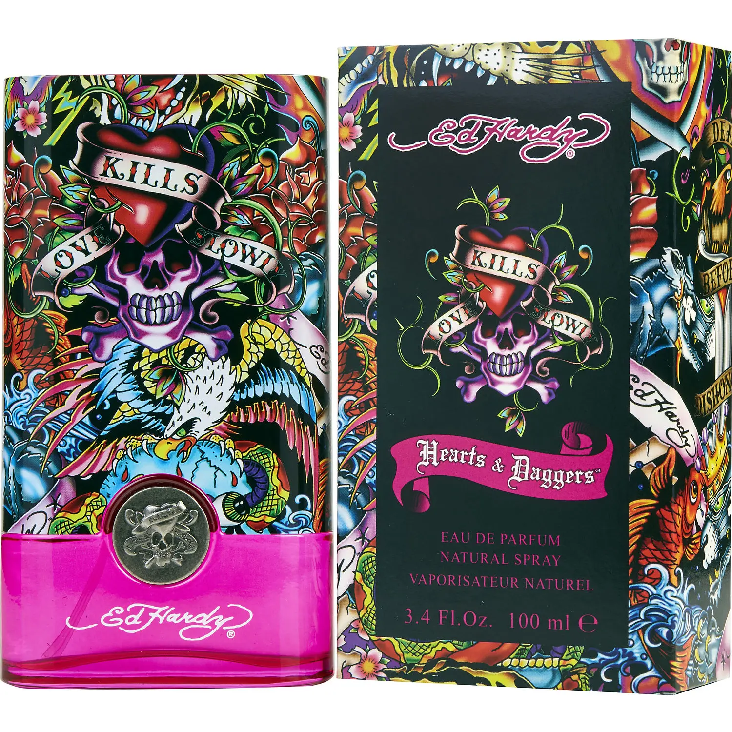 Ed Hardy Hearts & Daggers By Christian Audigier Eau De Parfum For Women