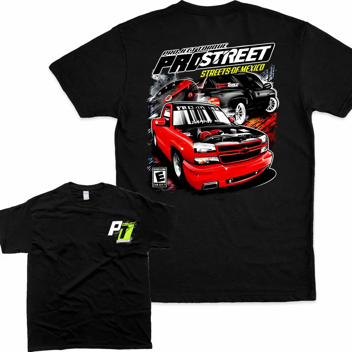 Project Torque Pro Street Bundle Pack T-shirt For Men And Women Tee Top Cotton Menswear, Full Size, Full Color, Cotton