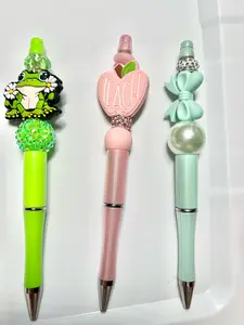 Live Sale Beaded Pens with Charms and Colorful Designs for a Unique Writing Experience