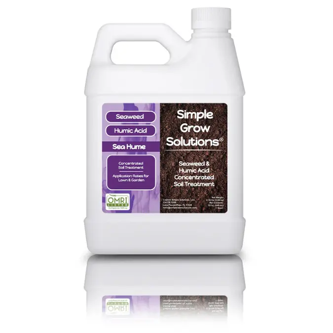 Sea Hume - Organic Liquid Seaweed & Humic Soil Amendment - Soil Conditioner & Root Support - Lawn & Garden - OMRI Certified - 32 oz