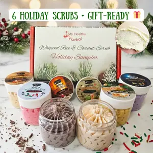 Winter Spa Gift Set – 6 Mini Whipped Aromatic Jars (Holiday Edition)