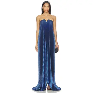 L'IDEE Black Tie Gown in Royal Glitter