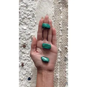 Malachite: Natural Green Banded Stone for Home Decor