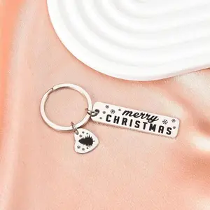 Creative Christmas Keychain DIY Keychain Merry Christmas Pendant