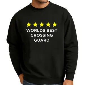 All-Season Long Sleeve Sweatshirt, Unisex Fit, Crew Neck with Humorous Best Crossroads Guard