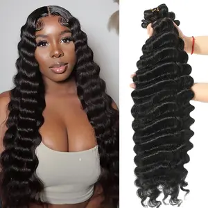 Unice Mongolian Loose Deep Wave Human Hair Bundles - Premium Virgin Hair Extensions for Weaving