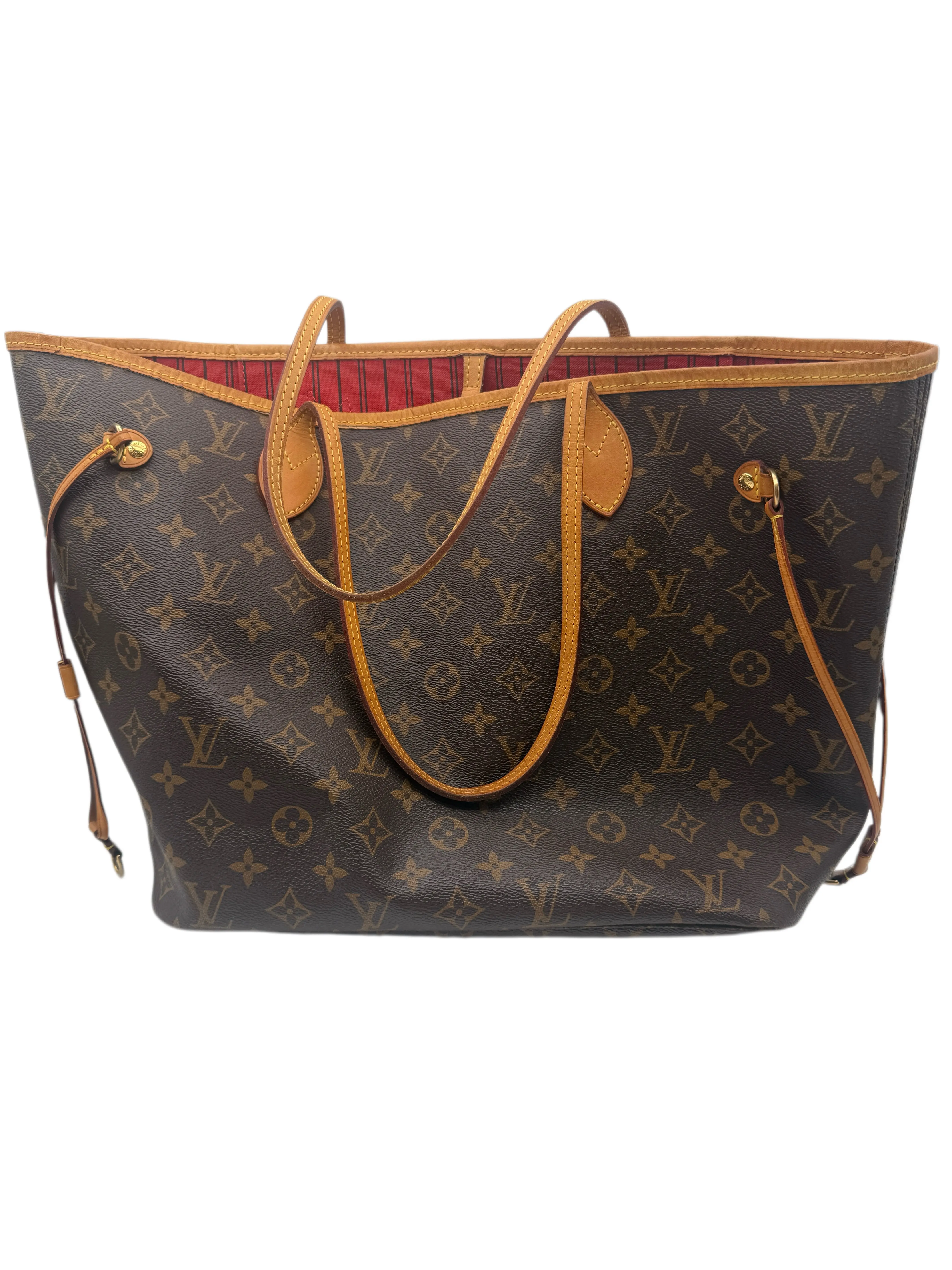 Pre-owned Louis Vuitton canvas Shoulder bags LV NEVERFULL MONOGRAM MM