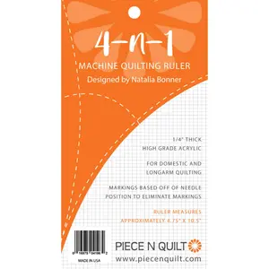 4-N-1 Machine Quilting Ruler