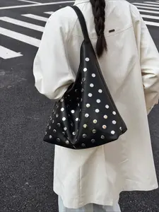 2026 New Rivet Single Shoulder Bag – Premium Niche Design, Stylish Fashion Accessory, Bohemian Crossbody Bag