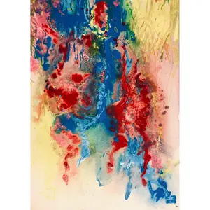 The River Runs Through It, Wall Art Abstract Painting