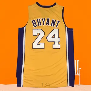Kobe Bryant Classic-Design stitched Basketball Jerseys Retro Men's Sleeveless Gold shirt 2006-07