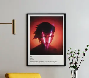 Vi Arcane Wall Art - League of Legends Digital Poster - Vector Quote Print - Instant - No Frame