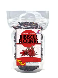 Alebrixes - Dried Hibiscus Flowers (6 oz - 170 gr) | Flor de Jamaica - Hibiscus Tea | Premium Quality | 100% Natural - Imported from Mexico