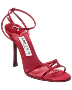Jimmy Choo Leo 100 Satin Sandal