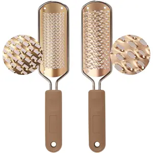 2 Pack Pedicure Rasp Foot File Callus Remover, Professional Foot Scrubber Remove Dead Skin Cracked for Wet and Dry Feet